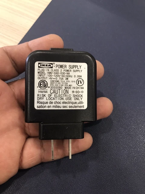 IKEA DC 4V, 0.75 A AC Power Adapter - #KMV-040-030-NA $53.85 - PicClick CA